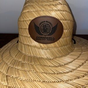 Cornwell Tools Straw Hat - Red/White/Blue